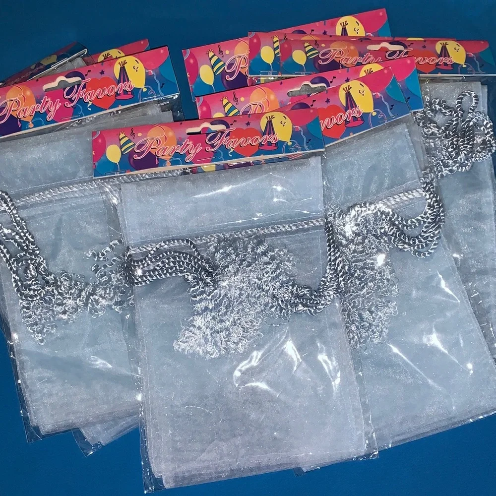 Organza Bags Baby Blue Baby shower 5x7